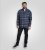 D555 Shrewsbury Long Sleeve with Chest Pocket Blue/Navy Check - Košile - Košile 2XL-10XL