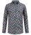 D555 Wakefield Long Sleeve AOP Guitar Printed Shirt Grey - Košile - Košile 2XL-10XL