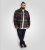 D555 Aldershot Long Sleeve Heavy Shacket Overshirt Tan/Navy Check - Košile - Košile 2XL-10XL