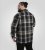 D555 Falkirk Long Sleeve Heavy Shacket Overshirt Black/Grey - Košile - Košile 2XL-10XL