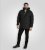 D555 Wolverhampton Quilted Padded Jacket with Hood Black - Bundy - Bundy Nadměrné Velikosti - 2XL-8XL