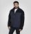 D555 Northampton Hybrid Sherpa Quilted Micro Fleece Jacket Navy - Bundy - Bundy Nadměrné Velikosti - 2XL-8XL