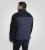 D555 Northampton Hybrid Sherpa Quilted Micro Fleece Jacket Navy - Bundy - Bundy Nadměrné Velikosti - 2XL-8XL
