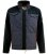 D555 Northampton Hybrid Sherpa Quilted Micro Fleece Jacket Navy - Bundy - Bundy Nadměrné Velikosti - 2XL-8XL