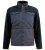 D555 Northampton Hybrid Sherpa Quilted Micro Fleece Jacket Navy - Bundy - Bundy Nadměrné Velikosti - 2XL-8XL
