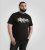 D555 Ginza Tokyo with Dragon Crew Neck T-shirt Black - Trička - Trička nadměrné velikosti - 2XL-14XL