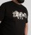 D555 Ginza Tokyo with Dragon Crew Neck T-shirt Black - Trička - Trička nadměrné velikosti - 2XL-14XL