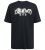 D555 Ginza Tokyo with Dragon Crew Neck T-shirt Black - Trička - Trička nadměrné velikosti - 2XL-14XL