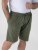 D555 Mitchell 1 Stretch Elasticated Waist Shorts Khaki - Tepláky & kraťasy - Tepláky a Teplákové Kraťasy 2XL-12XL