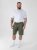D555 Mitchell 1 Stretch Elasticated Waist Shorts Khaki - Tepláky & kraťasy - Tepláky a Teplákové Kraťasy 2XL-12XL