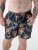 D555 Dawson AO Printed Hawaiian Swim Shorts Navy - Spodní prádlo - Spodní Prádlo Nadměrné Velikosti 2XL-8XL
