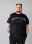Jack & Jones CALEB VARSITY O-Neck T-Shirt Black - Trička - Trička nadměrné velikosti - 2XL-14XL