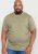 D555 Signature V-neck T-shirt Khaki - Trička - Trička nadměrné velikosti - 2XL-14XL