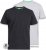 D555 Fenton 2-pack Black/Grey T-shirt - Trička - Trička nadměrné velikosti - 2XL-14XL