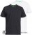 D555 Fenton 2-pack Black/White T-shirt - Trička - Trička nadměrné velikosti - 2XL-14XL