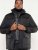 D555 Fargo Five Pocket Jacket With Ribbed Neck and Inner Quilting Black - Bundy - Bundy Nadměrné Velikosti - 2XL-8XL
