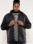 D555 Thorpe Hooded Quilted Jacket With Fleece Sleeves And Removable Fleece Hood - Bundy - Bundy Nadměrné Velikosti - 2XL-8XL