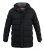 D555 Grove Quilted Parka Jacket Black - Bundy - Bundy Nadměrné Velikosti - 2XL-8XL