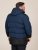 D555 Hank Ripstop Contrast Panelled Padded Hooded Jacket Námořnická modrá - Bundy - Bundy Nadměrné Velikosti - 2XL-8XL