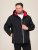 D555 Jamie Soft Shell Detachable Hood Padded Jacket Černá - Bundy - Bundy Nadměrné Velikosti - 2XL-8XL