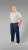 20 Nodi Grecale Stretch Fleece Cotton Sports Pants with Enzyme and Soft Touch Treatment Navy - Tepláky & kraťasy - Tepláky a Teplákové Kraťasy 2XL-12XL