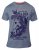 D555 CLAYTON Honolua Bay T-shirt Denim Marl - Trička - Trička nadměrné velikosti - 2XL-14XL