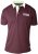 D555 NASH Short Sleeve Rugby Shirt Burgundy - Polokošile - Polokošile 2XL-8XL - Trička s límečkem 2XL-8XL