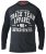 D555 KELTON Long Sleeve Raglan T-Shirt Charcoal/Black - Trička - Trička nadměrné velikosti - 2XL-14XL