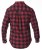 D555 Lawton LS Flannel Shirt Red - Košile - Košile 2XL-10XL