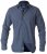 D555 Scott LS Printed Shirt Blue - Košile - Košile 2XL-10XL