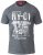 D555 Lorne T-shirt Grey Twist - Trička - Trička nadměrné velikosti - 2XL-14XL