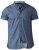 D555 Limburg Short Sleeve Shirt Blue - Košile - Košile 2XL-10XL