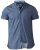 D555 Limburg Short Sleeve Shirt Blue - Košile - Košile 2XL-10XL