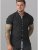 D555 Dwight Short Sleeve Shirt Black - Košile - Košile 2XL-10XL