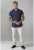 D555 Norman Short Sleeve Oxford Shirt Navy - Košile - Košile 2XL-10XL