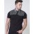 D555 Brent Polo Black - Polokošile - Polokošile 2XL-8XL - Trička s límečkem 2XL-8XL