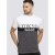 D555 Morris T-shirt Charcoal - Trička - Trička nadměrné velikosti - 2XL-14XL