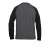 D555 Illinois Long Sleeve T-shirt Charcoal - Trička - Trička nadměrné velikosti - 2XL-14XL