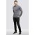 D555 Brockville Long Sleeve Polo Grey - Polokošile - Polokošile 2XL-8XL - Trička s límečkem 2XL-8XL