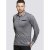 D555 Brockville Long Sleeve Polo Grey - Polokošile - Polokošile 2XL-8XL - Trička s límečkem 2XL-8XL