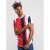 D555 Bancroft T-shirt Red/Navy - Trička - Trička nadměrné velikosti - 2XL-14XL