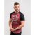 D555 Evans T-shirt Burgundy - Trička - Trička nadměrné velikosti - 2XL-14XL
