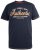 D555 Jasper Authentic Printed T-shirt Navy - Trička - Trička nadměrné velikosti - 2XL-14XL