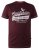 D555 Wharf California Eagle Printed T-Shirt Burgundy - Trička - Trička nadměrné velikosti - 2XL-14XL