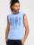 D555 Bretton Surf Board Printed Sleeveless T-Shirt - Trička - Trička nadměrné velikosti - 2XL-14XL
