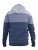 D555 Columbus Cut And Sew Panelled Zip Through Hoody Blue - Mikiny & mikiny s kapucí - Mikiny & Mikiny s kapucí 2XL-12XL