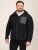 D555 Damien Micro Fleece Zip Through Hoody Černá/Šedá - Mikiny & mikiny s kapucí - Mikiny & Mikiny s kapucí 2XL-12XL