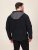 D555 Damien Micro Fleece Zip Through Hoody Černá/Šedá - Mikiny & mikiny s kapucí - Mikiny & Mikiny s kapucí 2XL-12XL