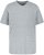 JP1880 702415 Tričko s véčkovým výstřihem Šedá melír - Trička - Trička nadměrné velikosti - 2XL-14XL