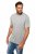 JP1880 702415 Tričko s véčkovým výstřihem Šedá melír - Trička - Trička nadměrné velikosti - 2XL-14XL